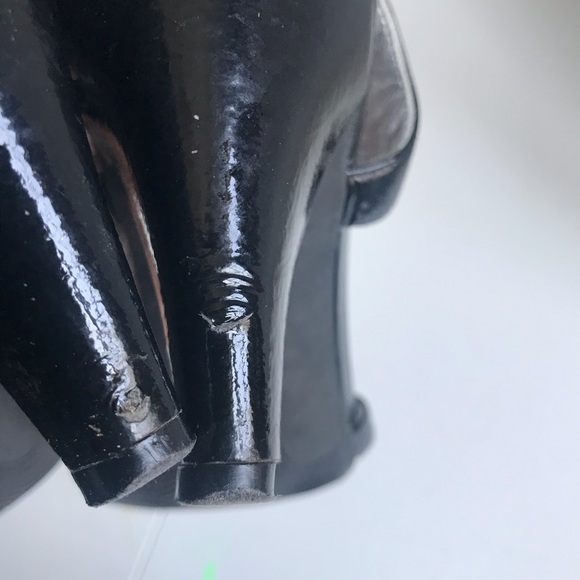 ECCO Patent Leather Strappy Heeled Sandals US 9/9.5 Euro 40 - Picture 11 of 11